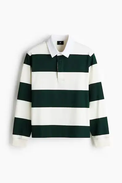 Regular Fit Cotton rugby shirt